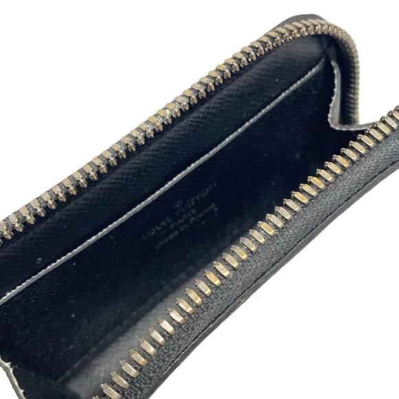 Auth LOUIS VUITTON Porte Monnaie Jour M63536 Monogram Eclipse - MB5108 Coin Case - Picture 3 of 10